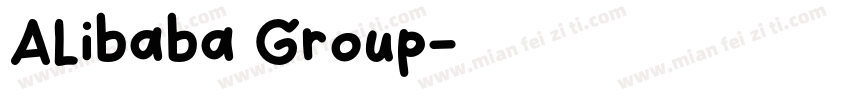 ALibaba Group字体转换